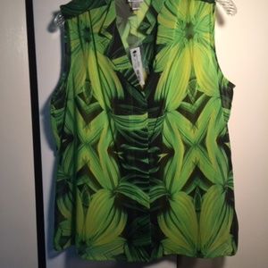 Tropical top with camisole-NWT